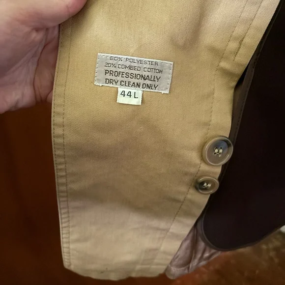 Dior Vintage Trench Coat with Double-Breasted Design and Belted Cuffs